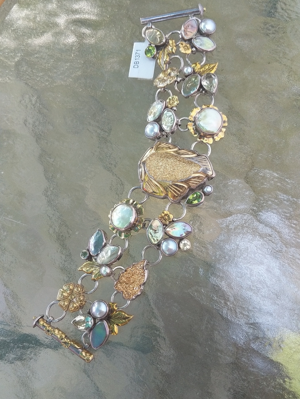 Echo Of The Dreamer Sterling and Bronze Bracelet